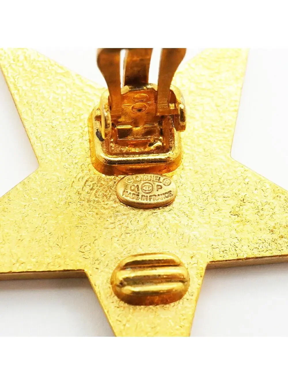 Chanel Cc Logo Star Clip-On Earrings #327436C61B